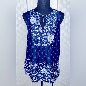 ⚓️Old Navy Floral Boho Tank/Size Small